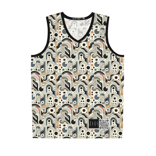 Modern Minimalism Minimalist Tech Basketball Jersey - 8404 Design-60