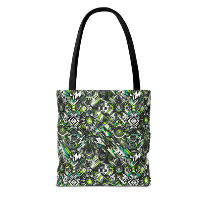 Graffiti Tech Fusion Bold Streetwear Fusion Tote Bag - 8404 Design-50