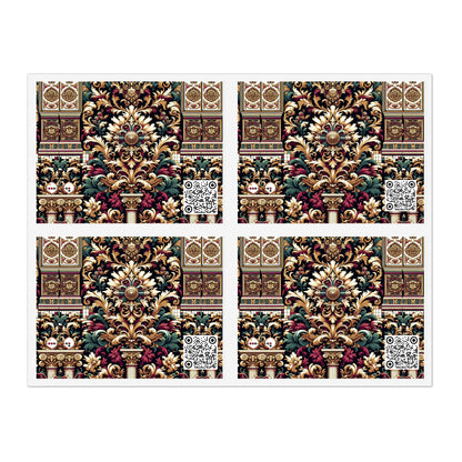 Digital Renaissance Modern Baroque Fusion Sticker Sheets - 8404 Design-57