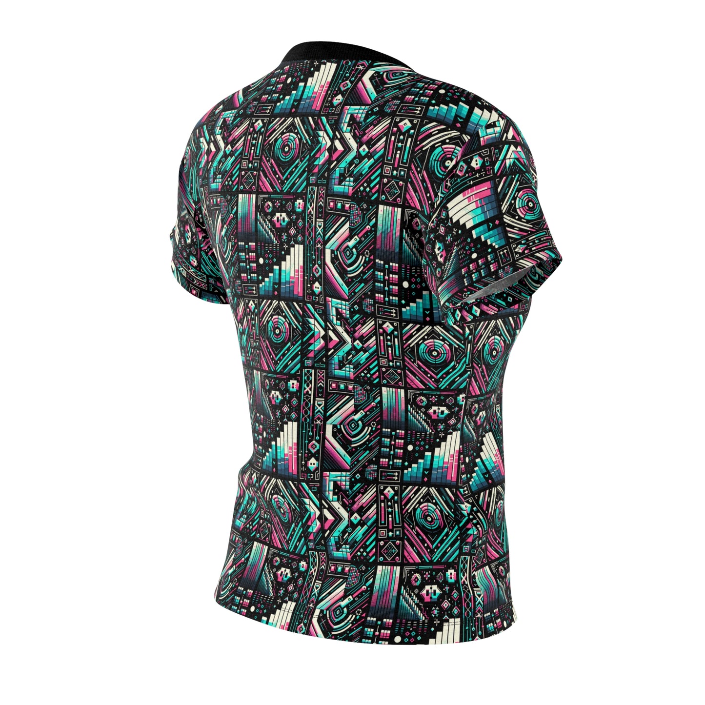 Digital Artistry Digital-native Streetwear Women's Cut & Sew Tee - 8404 Design-60
