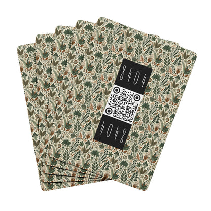 Urban Jungle Nature Meets Streetwear Poker Playing Cards - 8404 Design-61 S
