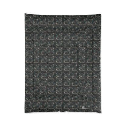 Tech Noir Futuristic Tech Aesthetic with a Dark Twist Comforter - 8404 Design-59