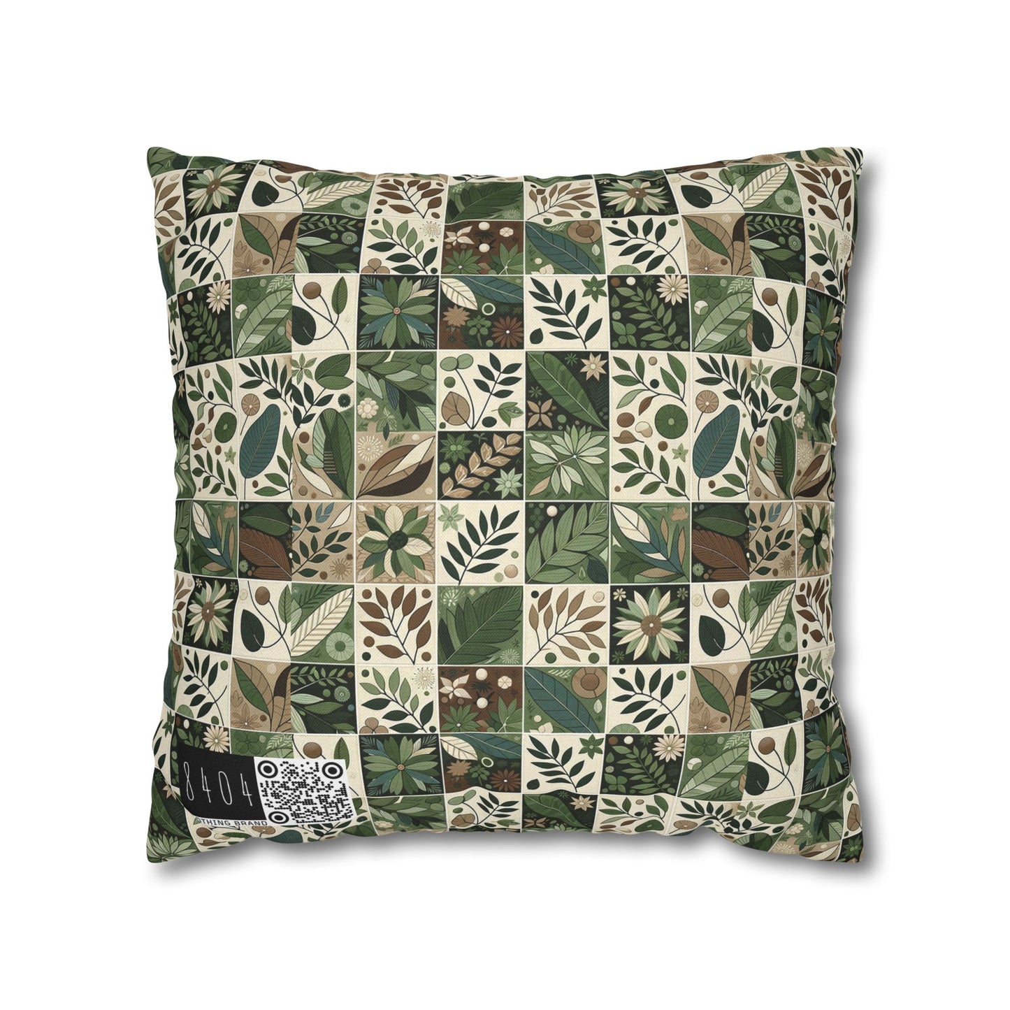 Streetwear Sustainability Environmentally Conscious Streetwear with a Natural Aesthetic Spun Polyester Square Pillowcase - 8404 Design-57