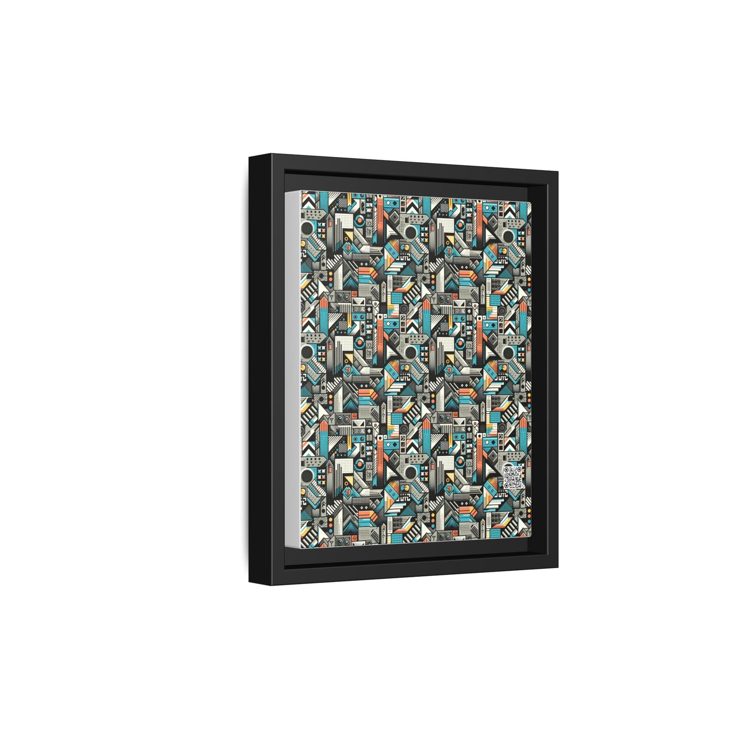 Digital Street Art Urban Street Style Matte Canvas, Framed (multi-color) - 8404 Design-81 B