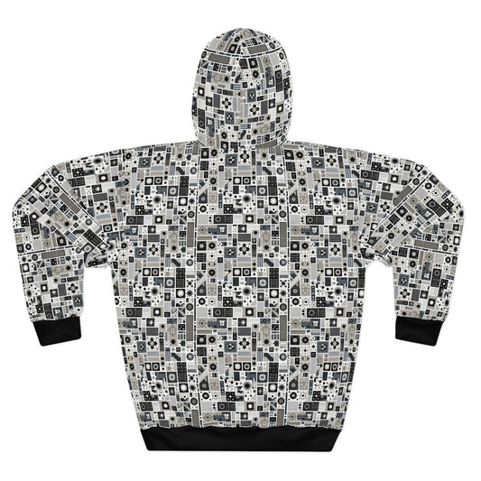 Digital Minimalism Minimalist Tech Pullover Hoodie - 8404 Design-45