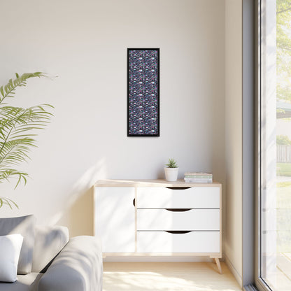 Digital Rebellion Youthful Streetwear with a Rebellious Digital Twist Matte Canvas, Framed (multi-color) - 8404 Design-71 B