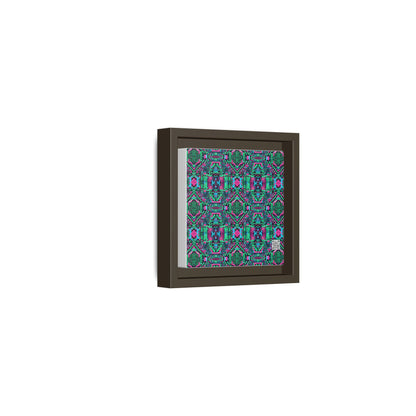 Digital Glitch Vibes Tech-Inspired Streetwear Matte Canvas, Framed (multi-Color) - 8404 Design-71 B