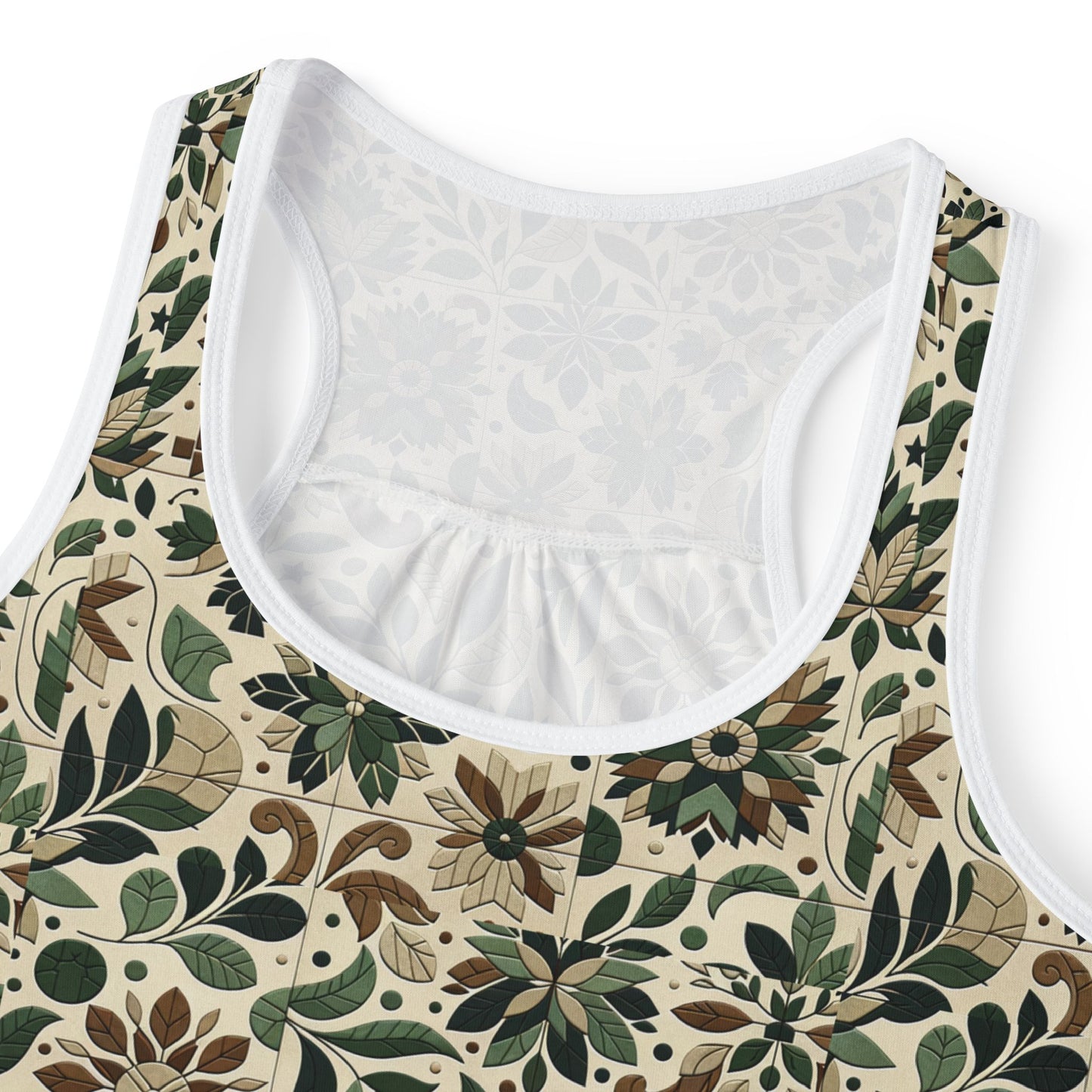 Streetwear Sustainability Environmentally Conscious Streetwear with a Natural Aesthetic Women's Tank Top - 8404 Design-56