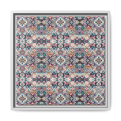 Matte Canvas, Framed (multi-Color) - 8404 Design-01
