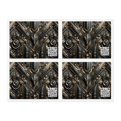 Tech Noir Fusion Sleek Tech Luxe Sticker Sheets - 8404 Design-49