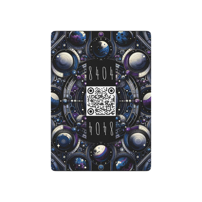 Tech Astronaut Tech-Forward Streetwear Meets Space Exploration Poker Playing Cards - 8404 Design-46 B