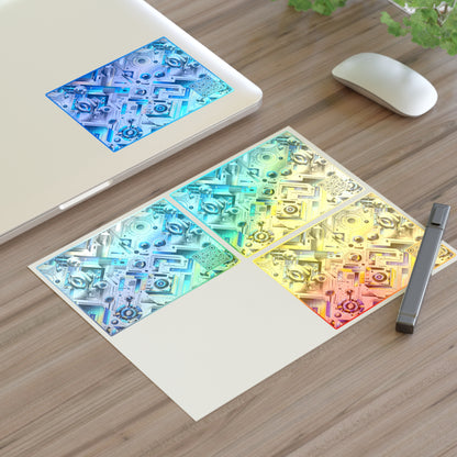 Tech Art Fusion Tech-Forward Streetwear Sticker Sheets - 8404 Design-59