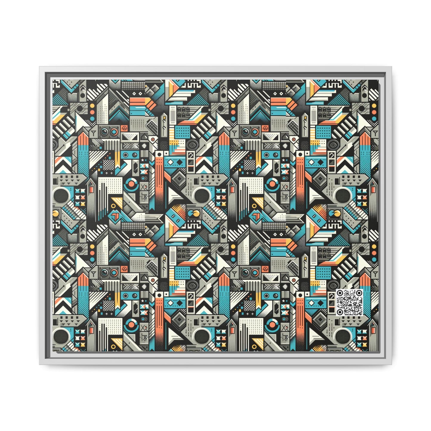 Digital Street Art Urban Street Style Matte Canvas, Framed (multi-color) - 8404 Design-81 B