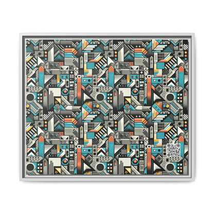 Digital Street Art Urban Street Style Matte Canvas, Framed (multi-color) - 8404 Design-81 B