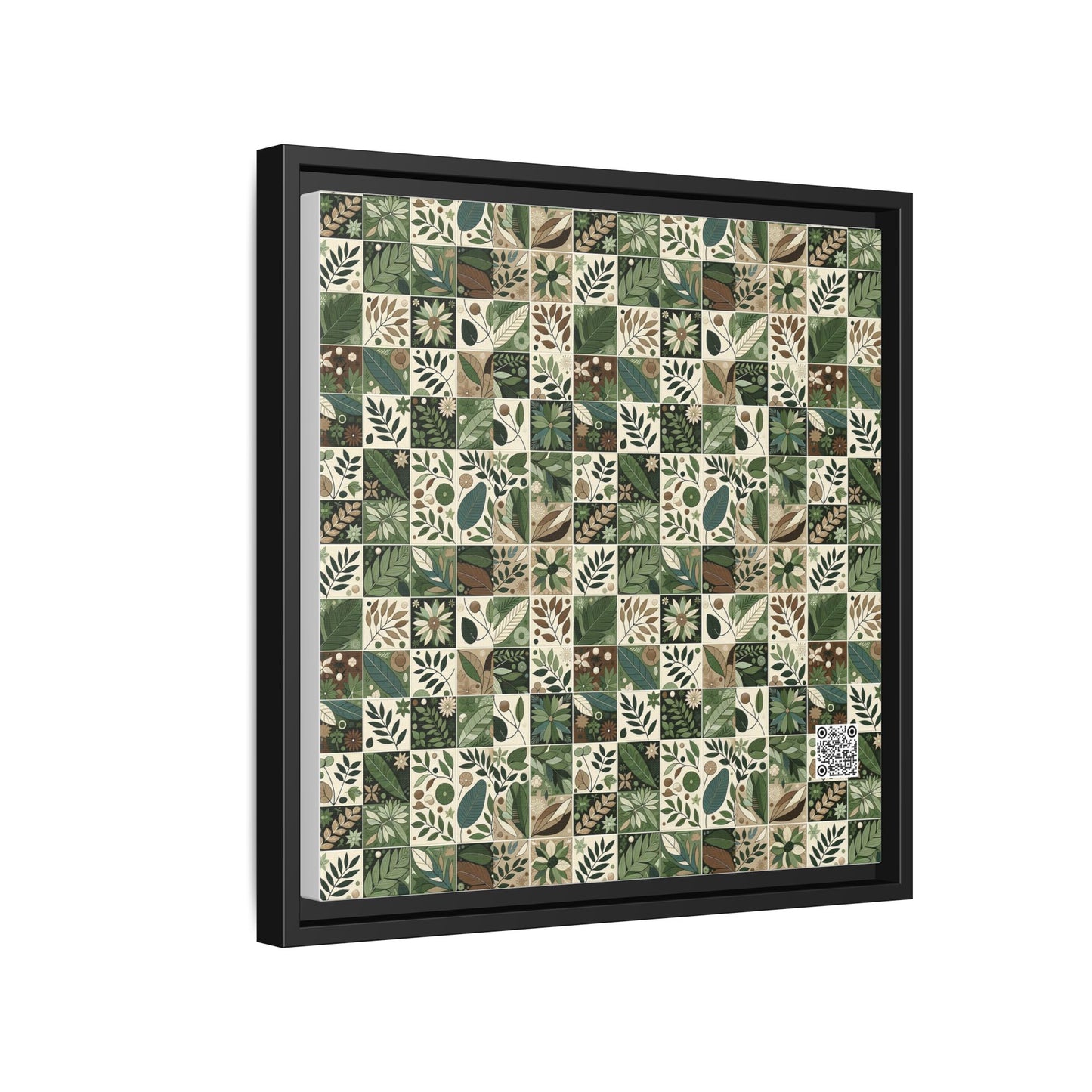 Streetwear Sustainability Environmentally Conscious Streetwear with a Natural Aesthetic Matte Canvas, Framed (multi-color) - 8404 Design-57 B