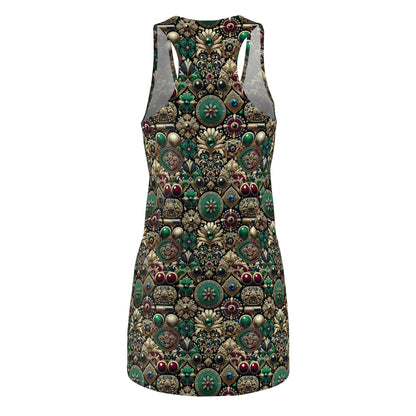 Neo-Dandyism Modern Dandy Streetwear Women's Cut & Sew Racerback Dress - 8404 Design-54