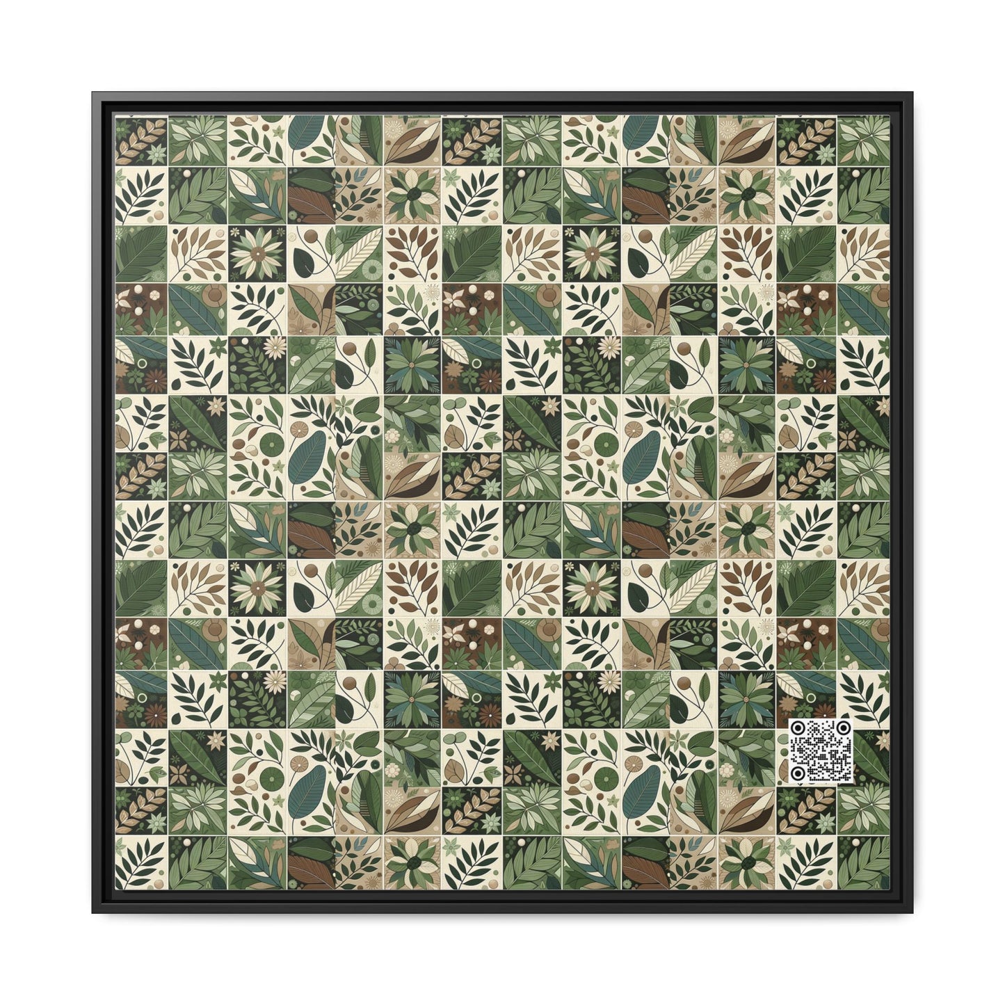 Streetwear Sustainability Environmentally Conscious Streetwear with a Natural Aesthetic Matte Canvas, Framed (multi-color) - 8404 Design-57 A