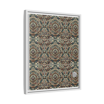 Urban Renaissance Historical Fusion With Street Edge Matte Canvas, Framed (multi-Color) - 8404 Design-57 A