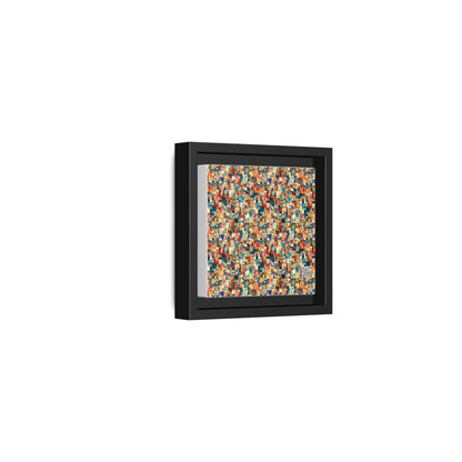 Digital Artistic Expression Artistic Streetwear Matte Canvas, Framed (multi-Color) - 8404 Design-46 B