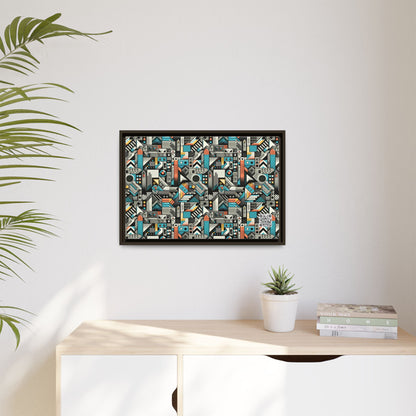 Digital Street Art Urban Street Style Matte Canvas, Framed (multi-color) - 8404 Design-81 B
