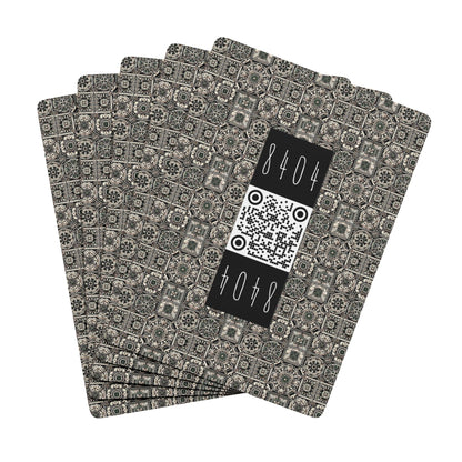 Cyber Garden Party Tech Garden Extravaganza Poker Playing Cards - 8404 Design-45 S