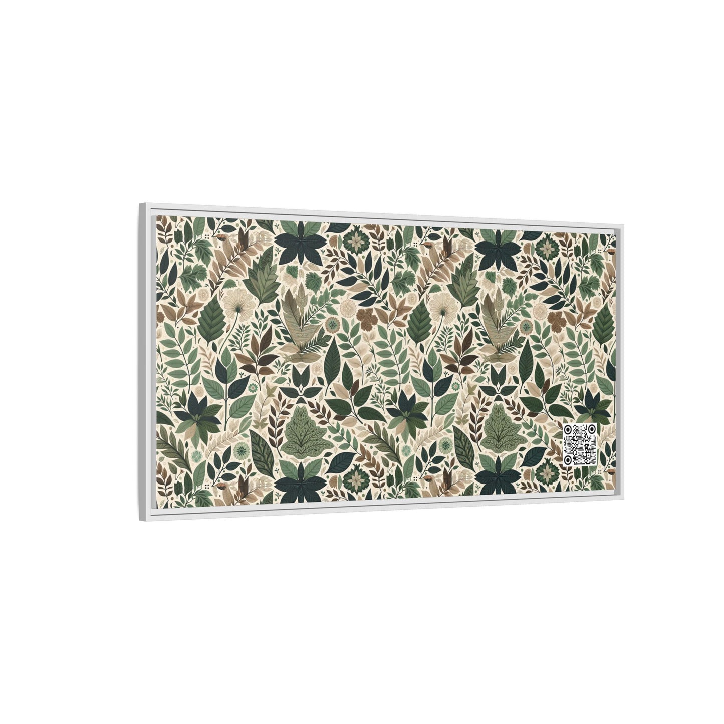 Streetwear Sustainability Environmentally Conscious Streetwear with a Natural Aesthetic Matte Canvas, Framed (multi-color) - 8404 Design-57 B