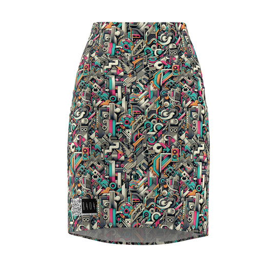 Digital Street Art Urban Street Style Women's Pencil Skirt - 8404 Design-74