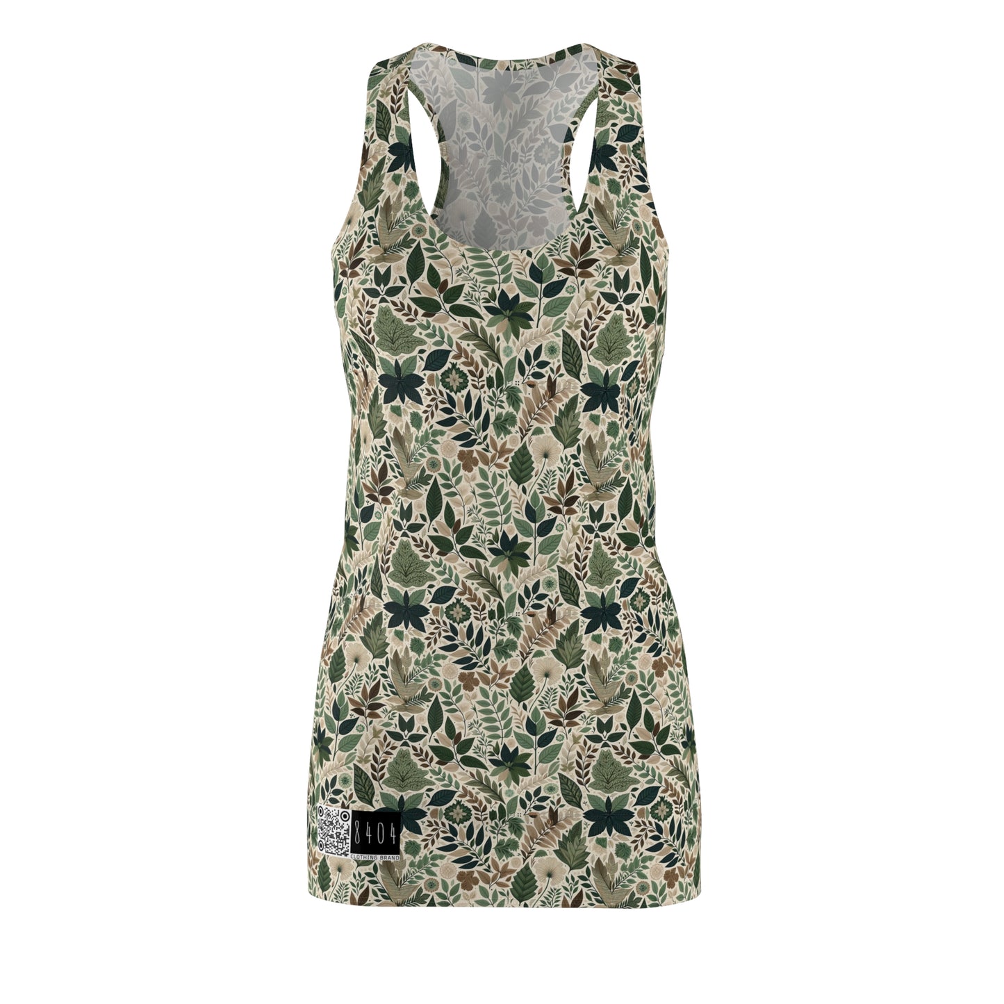 Streetwear Sustainability Environmentally Conscious Streetwear with a Natural Aesthetic Women's Cut & Sew Racerback Dress - 8404 Design-57