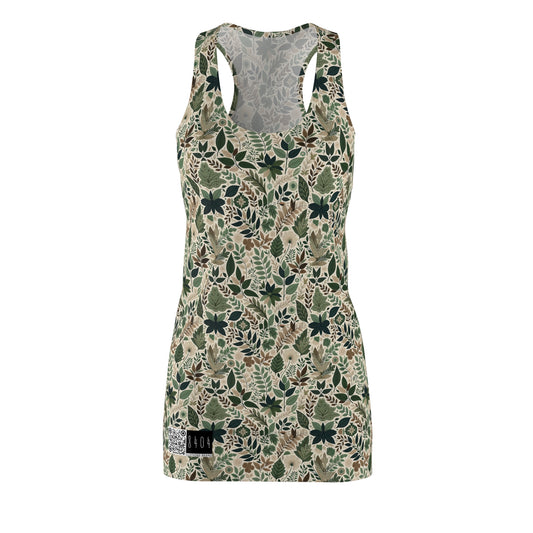 Streetwear Sustainability Environmentally Conscious Streetwear with a Natural Aesthetic Women's Cut & Sew Racerback Dress - 8404 Design-57
