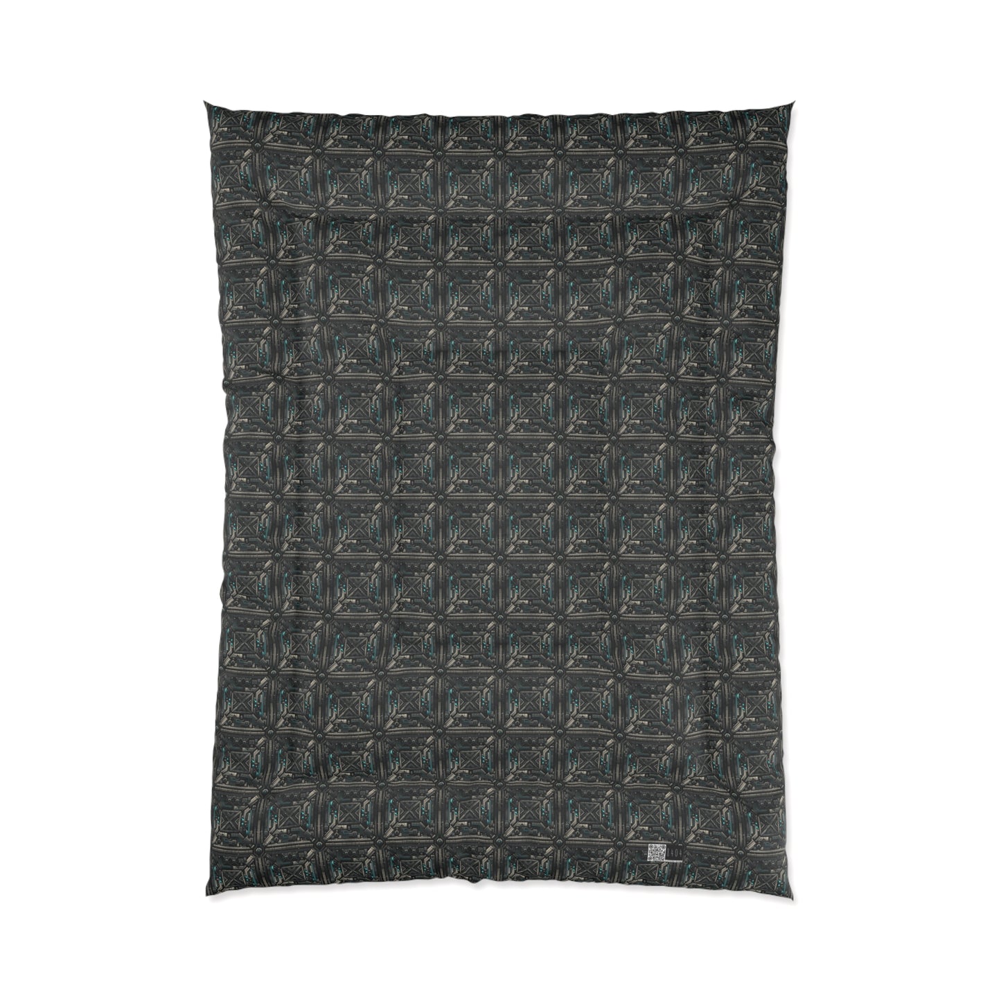Tech Noir Futuristic Tech Aesthetic with a Dark Twist Comforter - 8404 Design-59