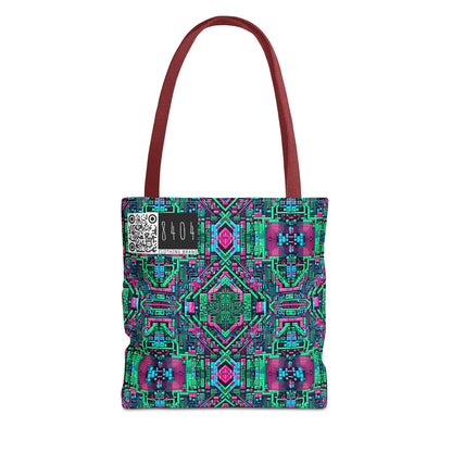 Digital Glitch Vibes Tech-Inspired Streetwear Tote Bag - 8404 Design-71