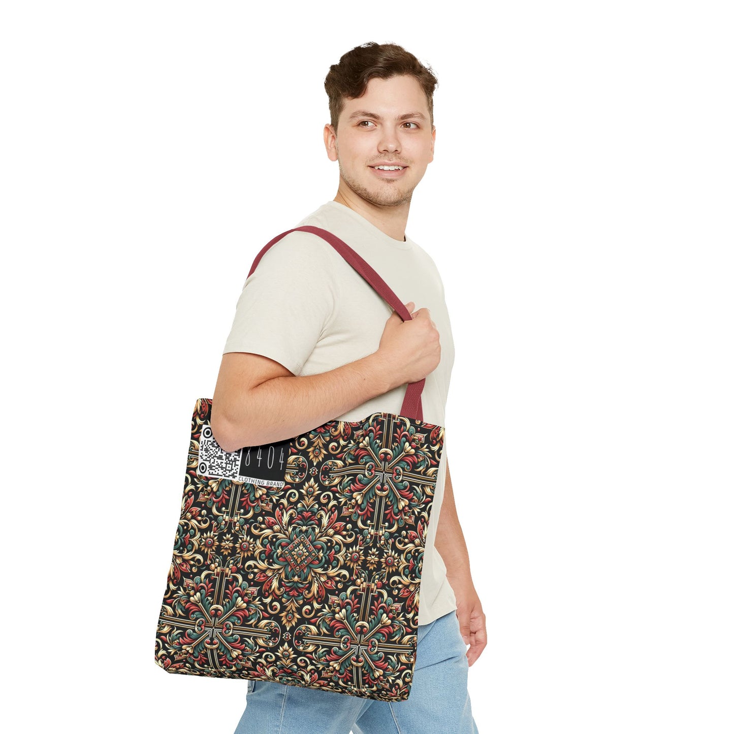 Streetwear Renaissance Artistic Clash of Old and New Tote Bag - 8404 Design-46