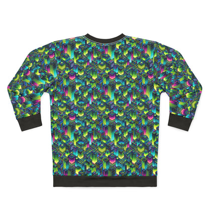 Tech-Infused Neon Tech-Forward Streetwear Sweatshirt - 8404 Design-65