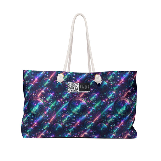Iridescent Tech Fusion Tech-Forward Streetwear Weekender Bag - 8404 Design-51