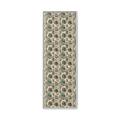 Cultural Artisanal Fusion Contemporary Cultural Elegance Matte Canvas, Framed (multi-Color) - 8404 Design-68 B