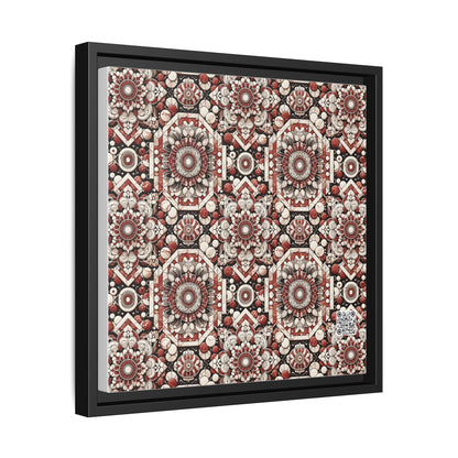 Neo Jomon Sculptural Aesthetics Artisanal Streetwear Matte Canvas, Framed (multi-Color) - 8404 Design-55 A