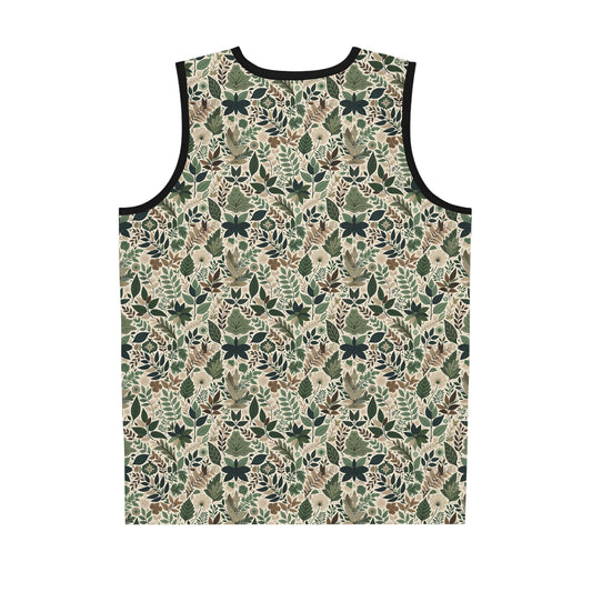 Streetwear Sustainability Environmentally Conscious Streetwear with a Natural Aesthetic Basketball Jersey - 8404 Design-57