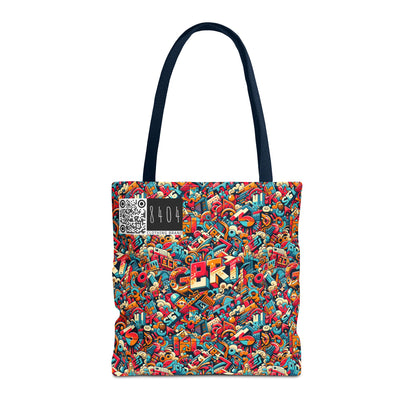 Neo-Traditional Street Art Modern Street Art Fusion Tote Bag - 8404 Design-58