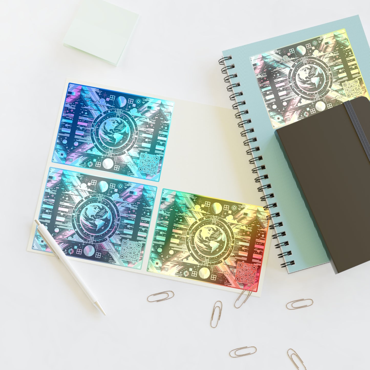 Digital Artistry Digital-native Streetwear Sticker Sheet - 8404 Design-62