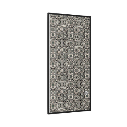 Cyber Garden Party Tech Garden Extravaganza Matte Canvas, Framed (multi-Color) - 8404 Design-45 A
