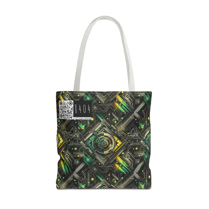 Tech Noir Graphics Tech-Inspired Streetwear Tote Bag - 8404 Design-57