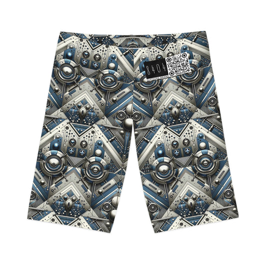 Tech Utility Fusion Tech-Forward Utility With a Futuristic Edge Women's Bike Shorts - 8404 Design-63