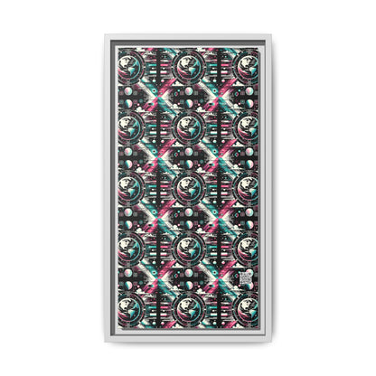 Digital Artistry Digital-native Streetwear Matte Canvas, Framed (multi-color) - 8404 Design-62 B