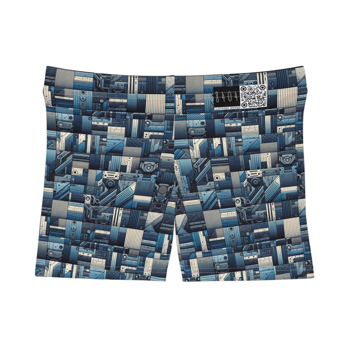 Tech-Inspired Utility Tech-Forward Streetwear With Utilitarian Edge Women's Shorts - 8404 Design-44