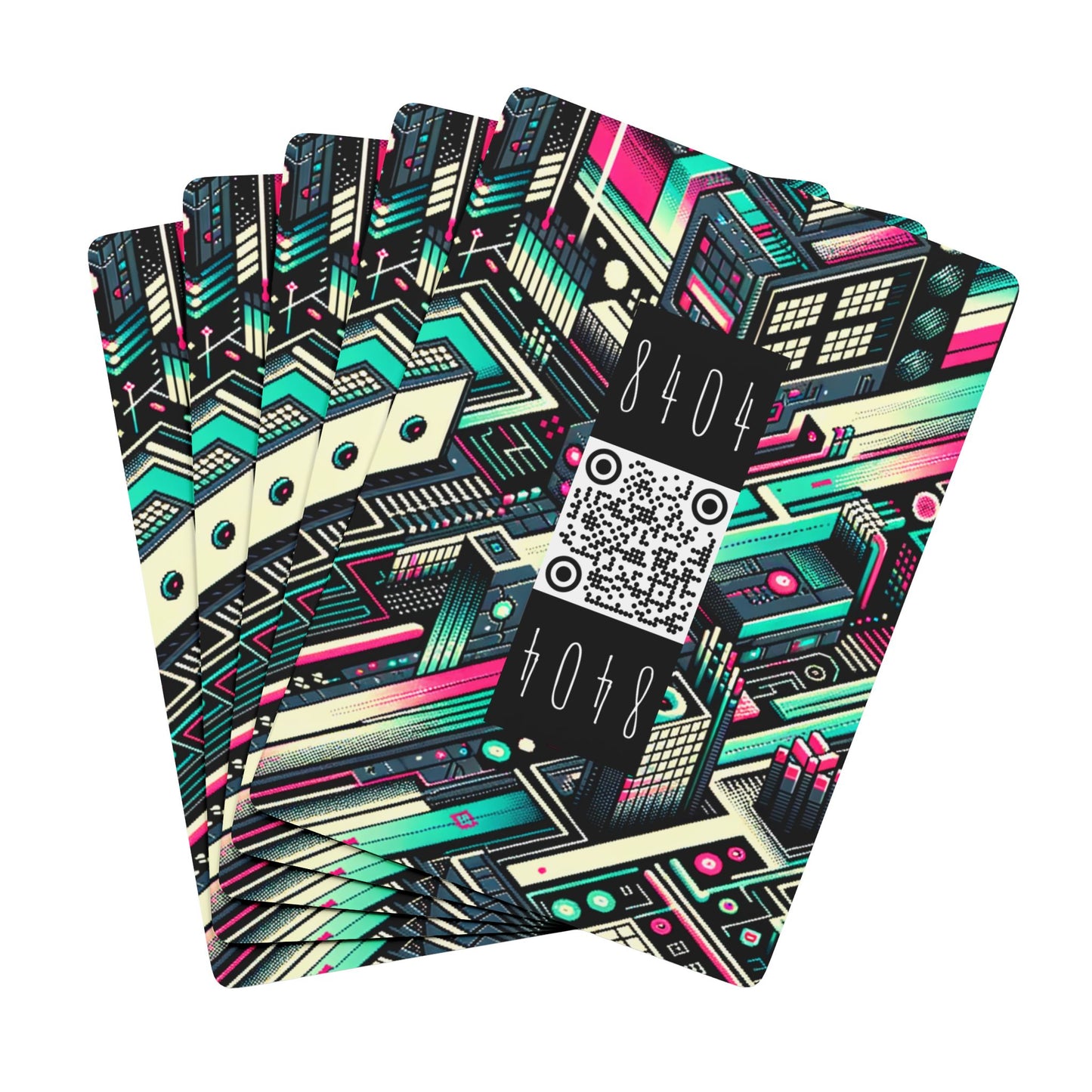Digital Artistry Digital-native Streetwear Poker Playing Cards - 8404 Design-63 B