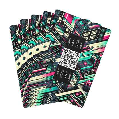 Digital Artistry Digital-native Streetwear Poker Playing Cards - 8404 Design-63 B