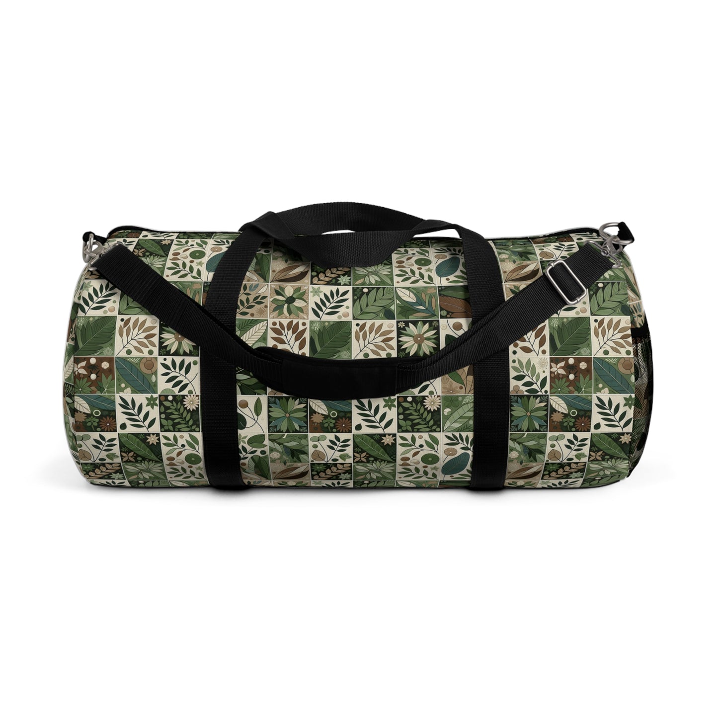 Streetwear Sustainability Environmentally Conscious Streetwear with a Natural Aesthetic Duffel Bag - 8404 Design-57