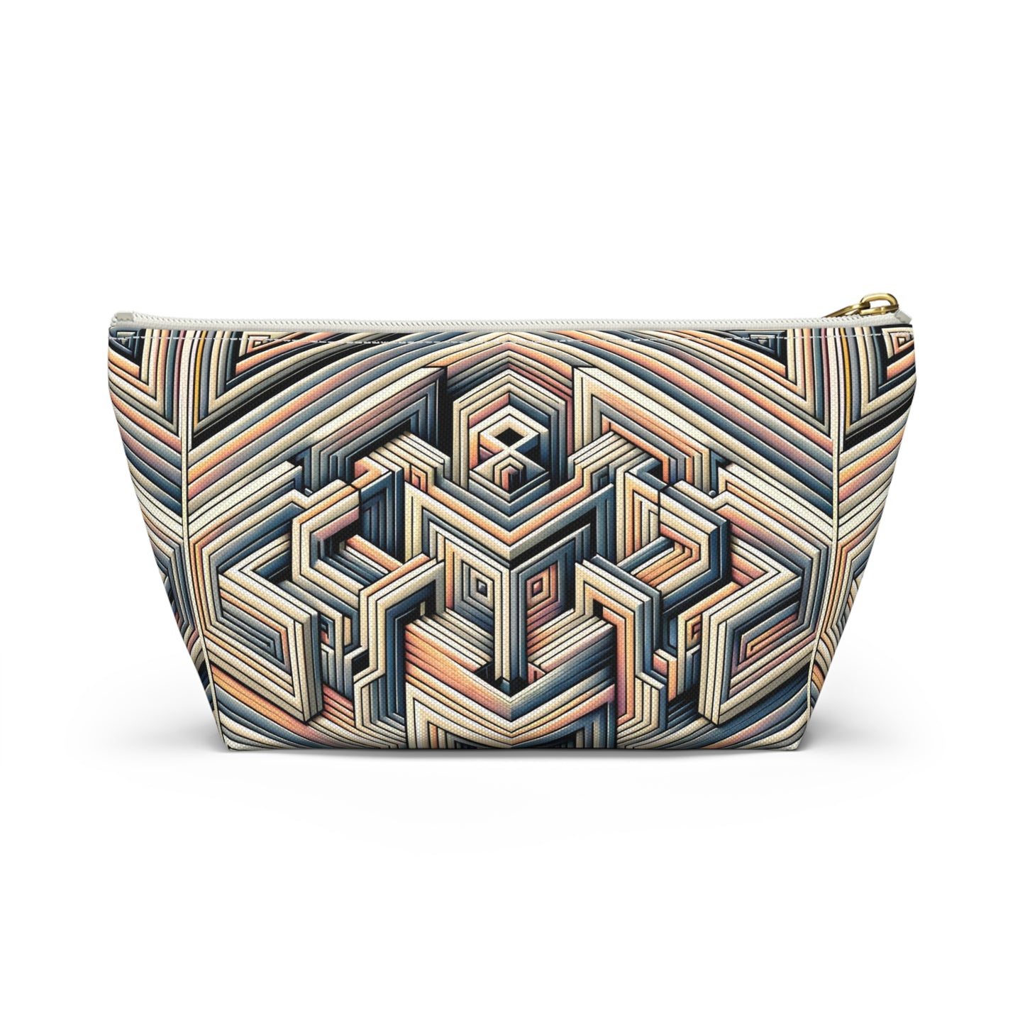 Tech Illusion Graphics Futuristic Artistry Accessory Pouch W T-bottom - 8404 Design-52