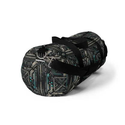 Tech Noir Futuristic Tech Aesthetic with a Dark Twist Duffel Bag - 8404 Design-59