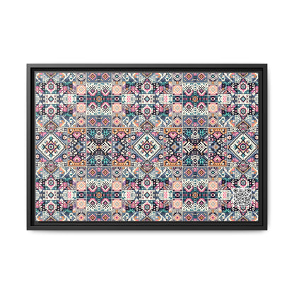 Matte Canvas, Framed (multi-Color) - 8404 Design-01